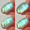 Blue Labradorite Pendant Irregular Shape Bead Stone Orange Necklace for Men Women - Image 21