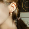 Simple Gold-Tone Hoop Earrings for Everyday Wear - Image 2