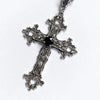 Gothic Big Zircon Cross Necklace Unisex Y2K Irregular Goth Large Cross Pendant Necklaces for Men Women Couple Necklace Jewelry - Image 8