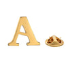 Quality Brass Initial A to Z 26 Letters Pin English Symbol Design Men's Suit Collar Lapel Brooch Pin - Image 2
