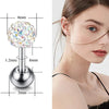 1-12 Pairs Shiny Zirconia Cartilage Stud Earring Tragus Helix Piercing Barbell Star Heart Ball Cartilage Earrings Set for Women - Image 2