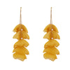 Large Yarn FLower Petal Earrings For Women Long Drop Jewelry Aesthetic Summer Accessories Party - Image 15