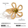 Ball Pendant Earrings Stainless Steel Gold Plated Jewelry Gift Ring Hoop Earrings For Women - Image 31