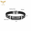 Stainless Steel Bracelet Men Women Wristband Black Grooved Rudder Mesh Chain Insert Gothic Wristband Stylish Bangle Accessories - Image 8