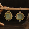 Elegant Vintage Geometric Pearl Pendant Drop Earrings Women Hanging Piercing Earring Wed Bridal Jewelry Gift - Image 7