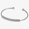 Geometric Chunky Stainless Steel Bracelets Bangles For Women Men Accessories Silver Color Wrist Jewelry No Fade Bangle - Image 2