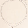 Double Layer Pearl Choker Necklace with Small Heart Pendant - Image 13