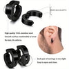 4 Psirs Stainless Steel Magnetic Earrings Gothic Hip Hop Style, Painless Clip-On Studs for Street - Image 2