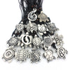 12pcs/Lot Mixed Imitation Bone Carved Sea Turtles Necklaces Hawaiian Tribal Vintage Turtle Charms Surfer Jewelry - Image 5