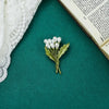 Enamel Brooch with Pearl Accents in Multiple Designs - Image 13
