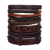 6Pcs/Lot Vintage Braided Wrap Leather Bracelets For Men Women Punk Handmade Wristbands Bangle Male Jewelry Accessories - Image 7