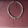 Vintage Heart Pendant Choker Necklace with Cubic Zirconia - Image 4