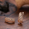 Full Hollow Texture Gold Color Drop Earrings Simple Party Daily Women French Jewelry Ethnic Accessories - Image 4
