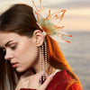 Women's Fairy Ear Cuffs Beautiful Clip-on Mermaid Earrings Ear Cuffs Cosplay Accessories - Image 2
