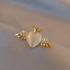 Mini Brooches for Women Clover Sun Flower Bow Knot Bee Cat Anti Slip Buckle Metal Lapel Pin Clothing Accessories - Image 12