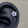 1pcs Quality Shiny Cross Zircon 316L Stainless Steel Ear Bone Nail Y2K Style Silver Color Earring for Women Cochlear Accessories - Image 32
