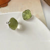 Non Pierced Irregular Geometric Ear Clip Earrings Candy Color Resin Jewelry Earcuffs For Women - Image 4