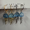 Creative Blue Resin Jellyfish Hoop Earrings for Women Unique Aesthetic Charm 2000S Harajuku Emo Vintage Jewelry Accessories - Image 9