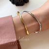 Open Stainless Steel Bangle with Decorative Stone Details in Multiple Styles - Image 28