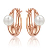 Rose Gold Series Silver Flamingo Giraffe Star and Moon Flower Earrings Elegant Party Jewelry Gifts - Image 22