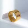 Brushed Ring For Men Stainless Steel 12mm Wide Bulky Punk Male Band Jewelry Accessories - Image 3