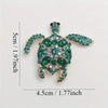 Cute Women Kids Turtle Transparent Rhinestone Brooches Pins Classic Shiny Boutique Decoration Animal Badges Corsage - Image 19