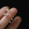 Crystal Stud Earrings in Floral and Butterfly Designs - Image 22