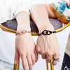 Simple all-in-one stainless steel couples handcuff bracelet for lovers Valentine's Day gift jewelry - Image 2