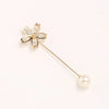 Pearl Brooch Clip with Floral and Colorful Stone Options - Image 24