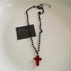 Stainless Steel Spiral Sun Glass Cross Pendant Necklace Layered Choker Star Charm Necklace Grunge Y2K Neck Jewelry For Men Women - Image 9