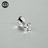 1PC Titanium Zircon Flower Rook Helix Stud Tragus Cartilage Earring Lobe Labret Piercing Jewelry 16G - Image 10