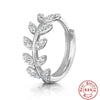 Constellation Zircon Hoop Earring Silver Piercing Unique Design Jewelry Unisex Versatile Earring - Image 8