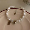 Silver Beautiful Bead Bracelets For Women Korean Adjustable Bead Bracelet Jewelry - Image 9