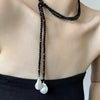 Minimalist Long Teardrop Charm Pendant Necklace for Women Autumn Winter Sweater Chain Y2K Accessory Jewelry Gift - Image 22