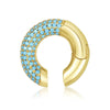 gold plated 1PC Crystal Ear Cuff Metal Ear Clip for Women Adjustable C Shape Without Piercing Cuff couple Earring Jewelry - Image 20