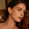 Cool Thick Chunky Watchband Small Hoop Earrings Gold Silver Color Metal Stainless Steel Earrings For Woman - Image 4