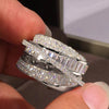 Full-Coverage Cubic Zirconia Band Ring in Gold-Tone or Silver-Tone - Image 7