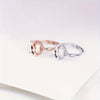 1pc Multi Size Split Shank Oval Prong Bezel Rose Golden Silver Adjustable Ring Set Gemstone Fitting - Image 5