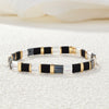 Adjustable Tila Bead Bracelet with Metal Chain and Multiple Color Patterns - Image 12