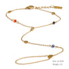 Stainless Steel Zircon Beads Back of Hand Chain Finger Bracelet Chic Sexy Jewelry Gift - Image 13
