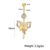 Stainless Steel Belly Button Ring Butterfly Pearl Shell Colorful Starfish Belly Button Ring Body Piercing Jewelry - Image 17