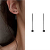 Drop Ear Line Long Hanging Earrings for Women Rose Gold Color Zircon Crystal Piercing Threader Earing Ear Accessories Jewelry - Image 16