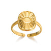 Seashell and Starfish Open Ring in 316L Stainless Steel Adjustable - Image 7