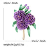 Mother's Day Enamel Carnation Brooches for Women Plant Flower Pins Gift for Mother Office Party Friend Gifts Jewelry Accessories - Image 19