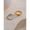 678# Stainless Steel Rose Flower Women Integrated Ring Gold Silver Color Jewelry Accessories Gift - Image 4