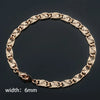 15 Style Choose Women Men Girl Rose Gold Color Curb/Weaving Bracelets Chains Jewelry 18cm-23cm - Image 10