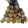 12pcs/Lot Mixed Imitation Bone Carved Sea Turtles Necklaces Hawaiian Tribal Vintage Turtle Charms Surfer Jewelry - Image 7