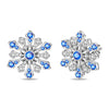 Women's Silver Snowflake Christmas Sparkling Zircon Winter Earrings Fit For Engagement Parties Jewelry - Image 30