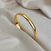 Miia 64MM Minimalist Stainless Steel Metal Smooth Chunky Cuff Open Bracelet Bangle for Women Gold Plated Jewelry - Image 6