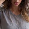 Pendant Choker Necklace for Women Minimalist Bamboo Chain Necklace Women Stainless Steel Necklace Jewelry - Image 4